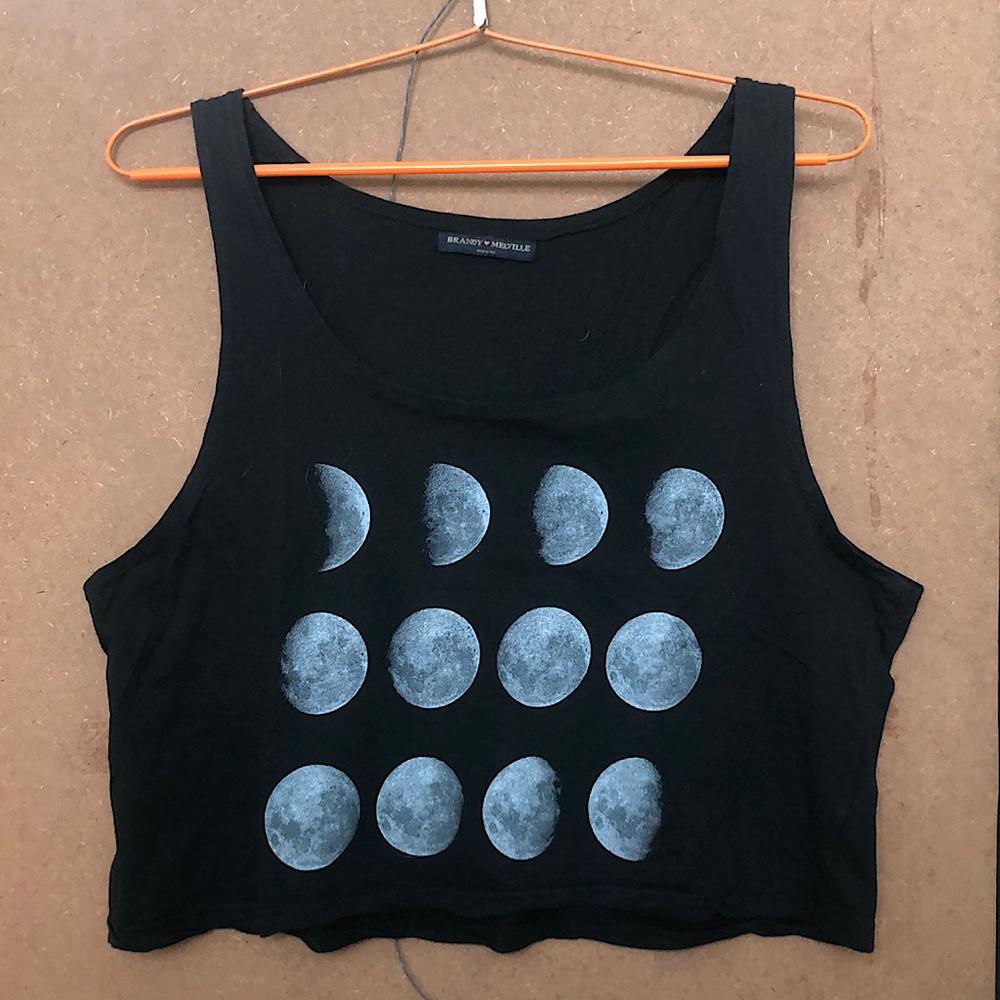 Brandy Melville Mon Phase Crop Tank Top